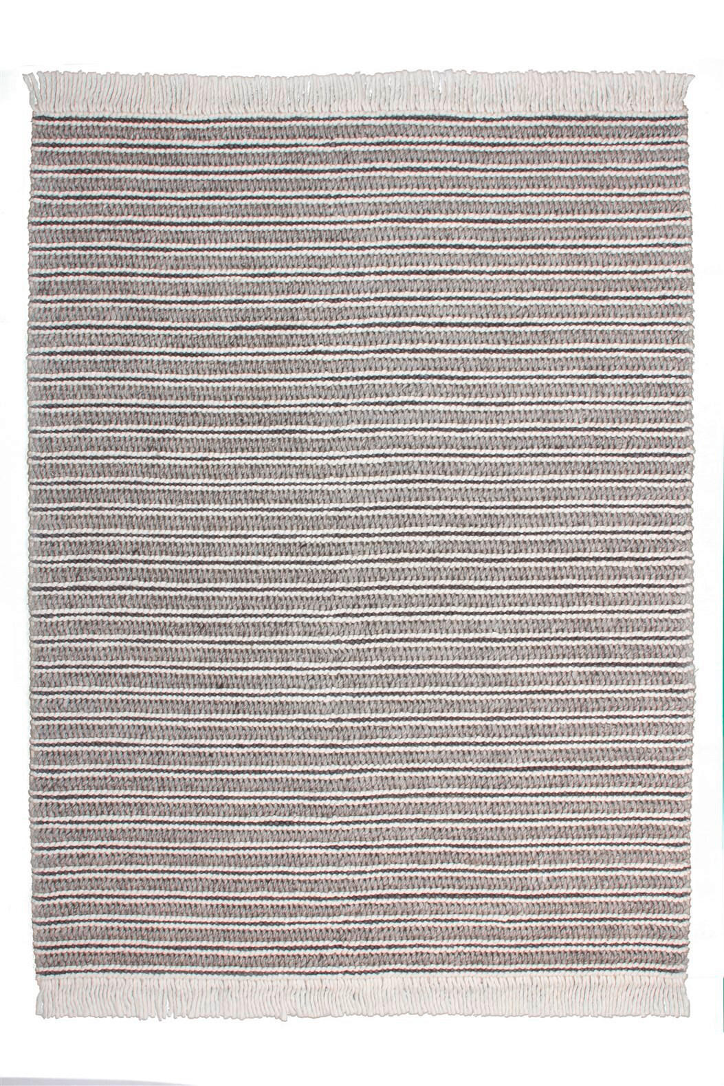 WEBTEPPICH 80/150 cm Naturfarben, Grau  - Naturfarben/Grau, Basics, Textil (80/150cm) - Novel
