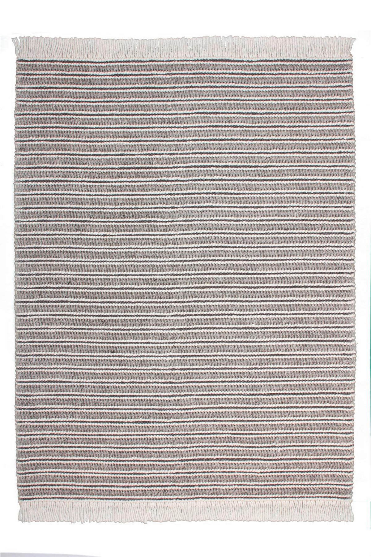 WEBTEPPICH 80/150 cm Naturfarben, Grau  - Naturfarben/Grau, Basics, Textil (80/150cm) - Novel