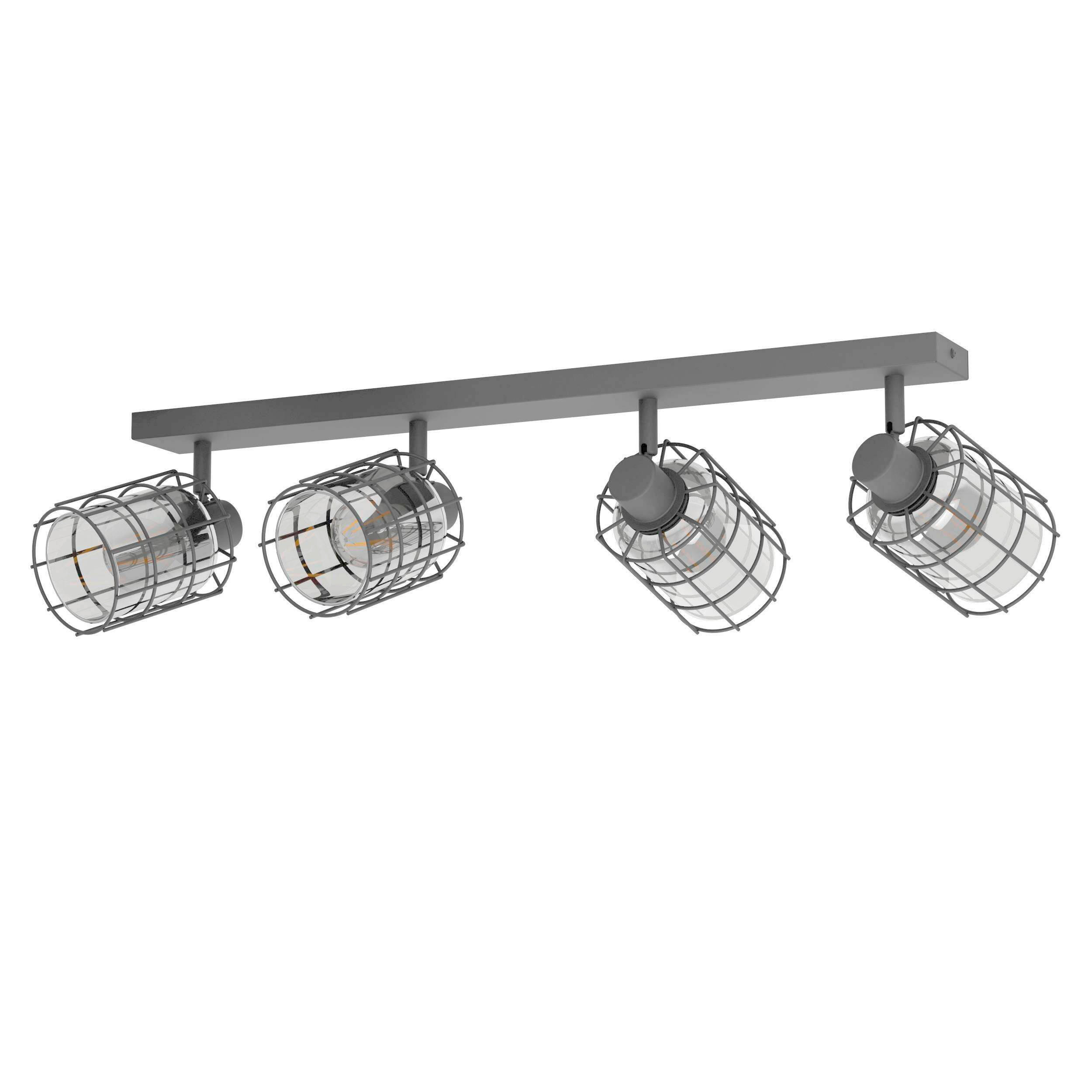 STRAHLER   - Schwarz, Design, Glas/Metall (20,5/78/23,5cm) - Eglo