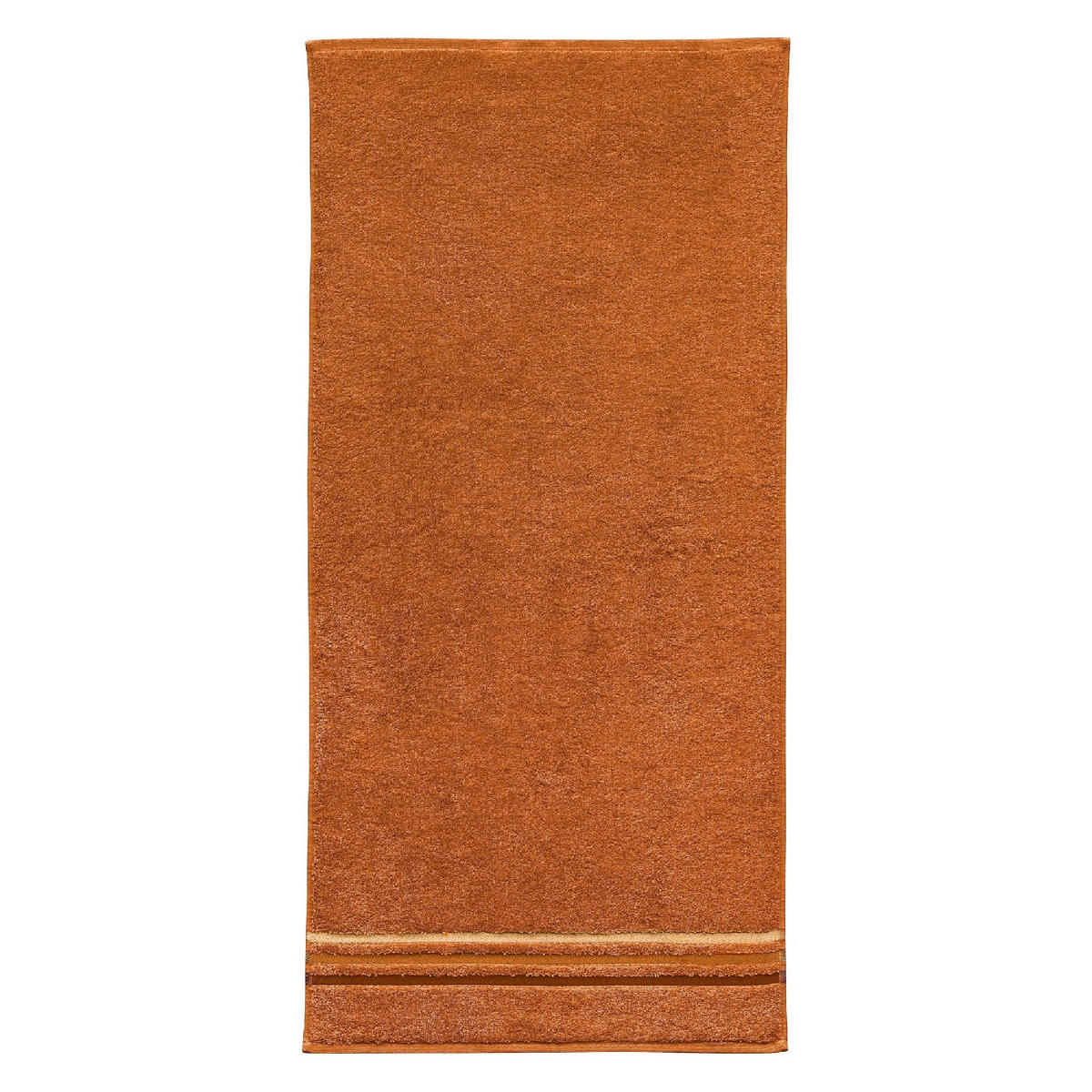DUSCHTUCHSET Terracotta 2-teilig  - Terracotta, Basics, Textil (70/140cm)