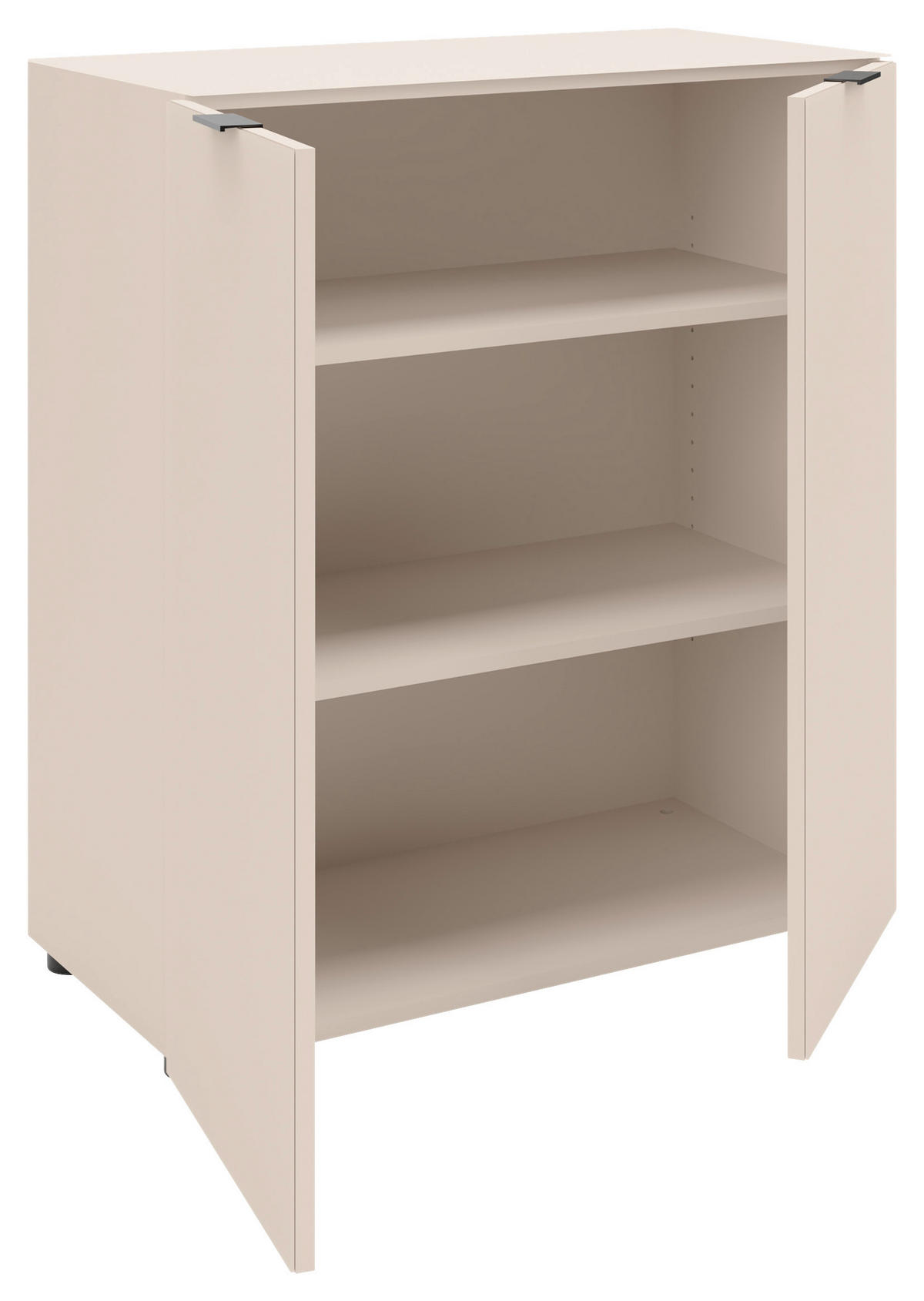 KOMMODE , 80/93/40 cm,  - Kaschmir/Schwarz, Basics, Glas/Holzwerkstoff (80/93/40cm) - Novel
