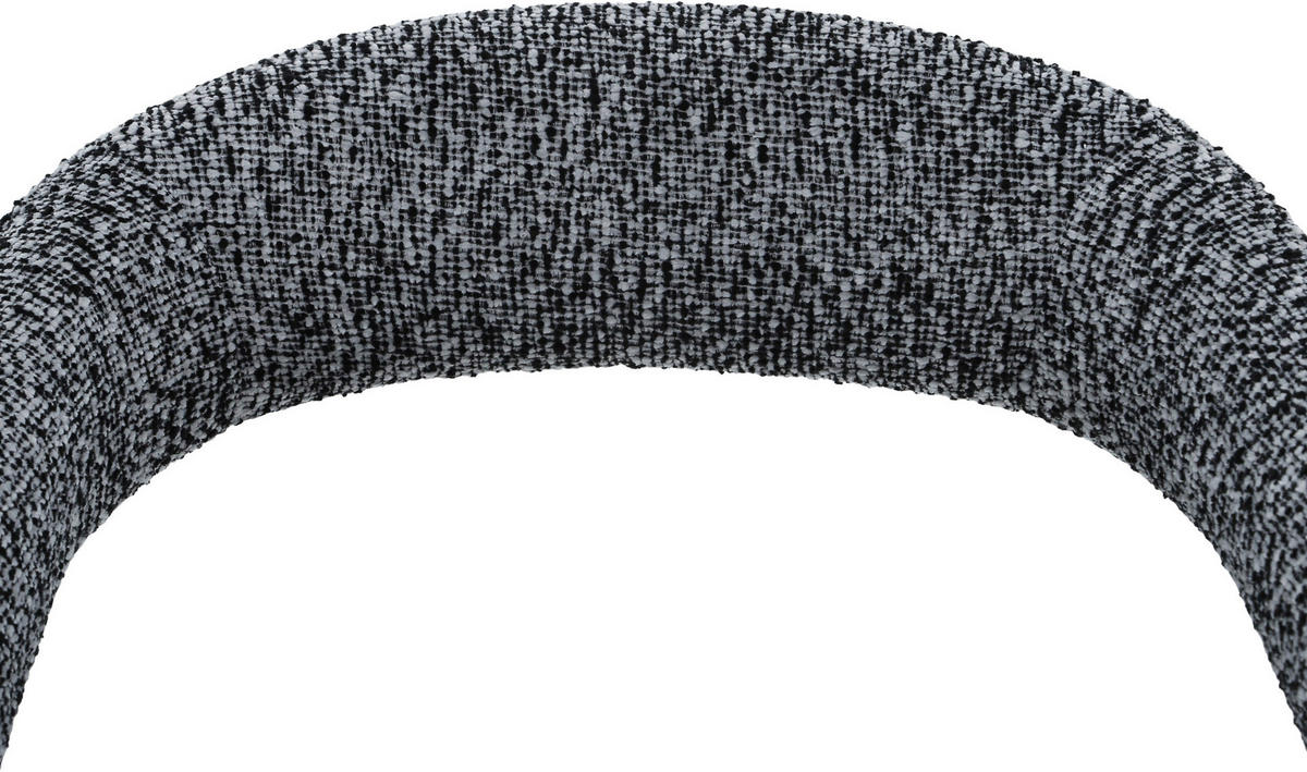 ARMLEHNSTUHL   - Schwarz, MODERN, Textil/Metall (59/79,5/60cm) - MID.YOU