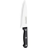 KUCHAŘSKÝ NŮŽ - černá/barvy stříbra, Basics, kov/plast (27cm) - Justinus
