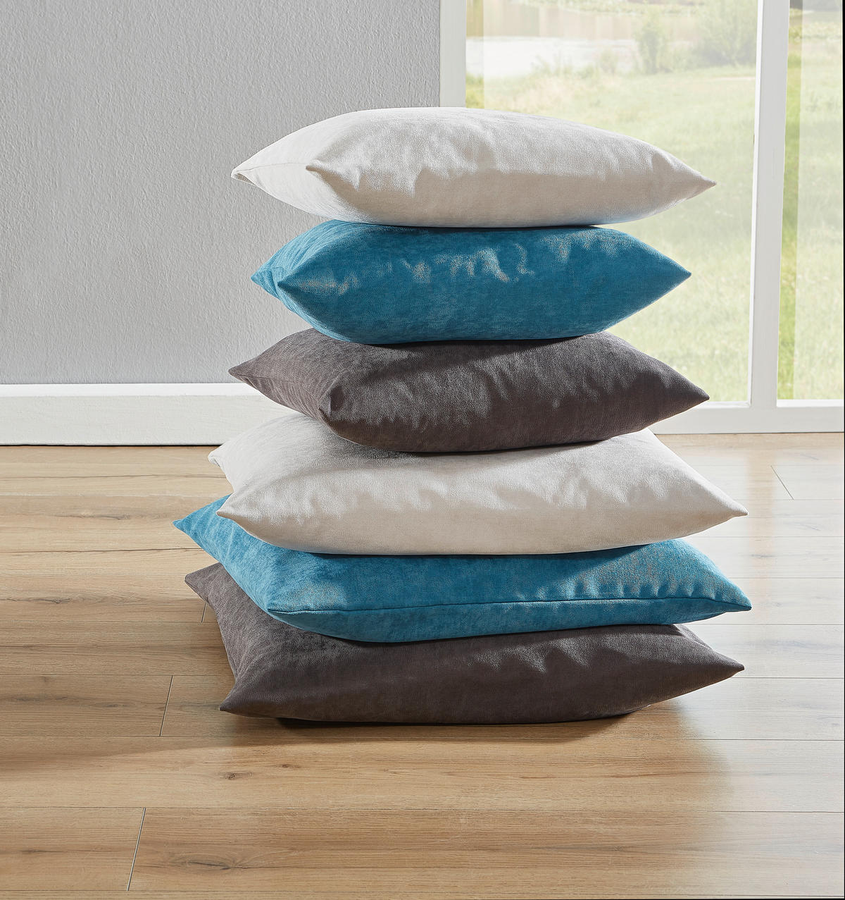 KISSENHÜLLE Dallas 40/40 cm  - Creme, Basics, Textil (40/40cm) - Novel