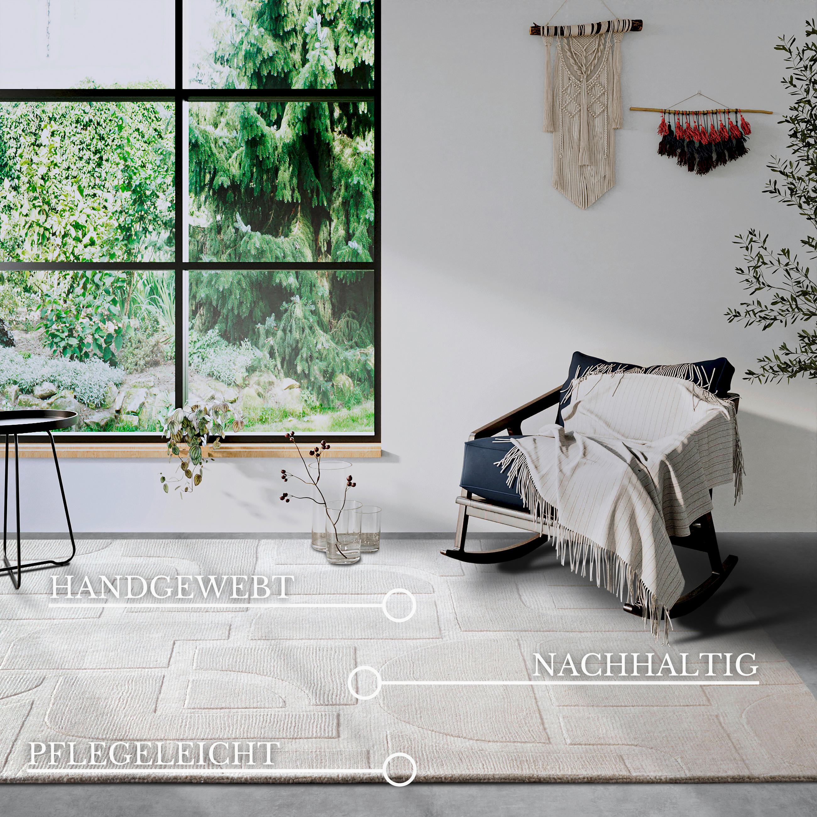 HANDWEBTEPPICH 160/230 cm Kollektion 1906 Creme  - Creme, Basics, Textil (160/230cm) - Villeroy & Boch