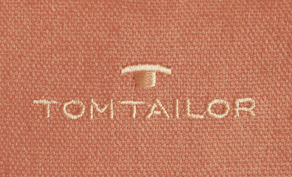 KUDDFODRAL Dove Signature 40/40 cm  - orange/terrakotta, Klassisk, textil (40/40cm) - Tom Tailor