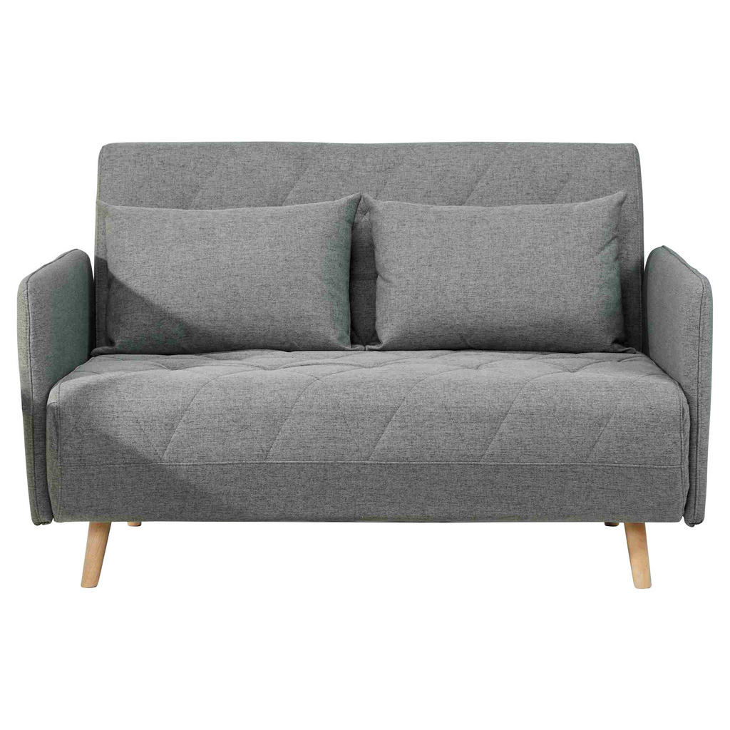 Carryhome ROZKLADACIA POHOVKA, textil, sivá