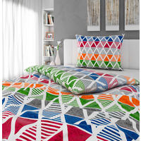 POSTEĽNÁ BIELIZEŇ, satén, viacfarebná, 140/200 cm - viacfarebná, Trend, textil (140/200cm) - Esposa