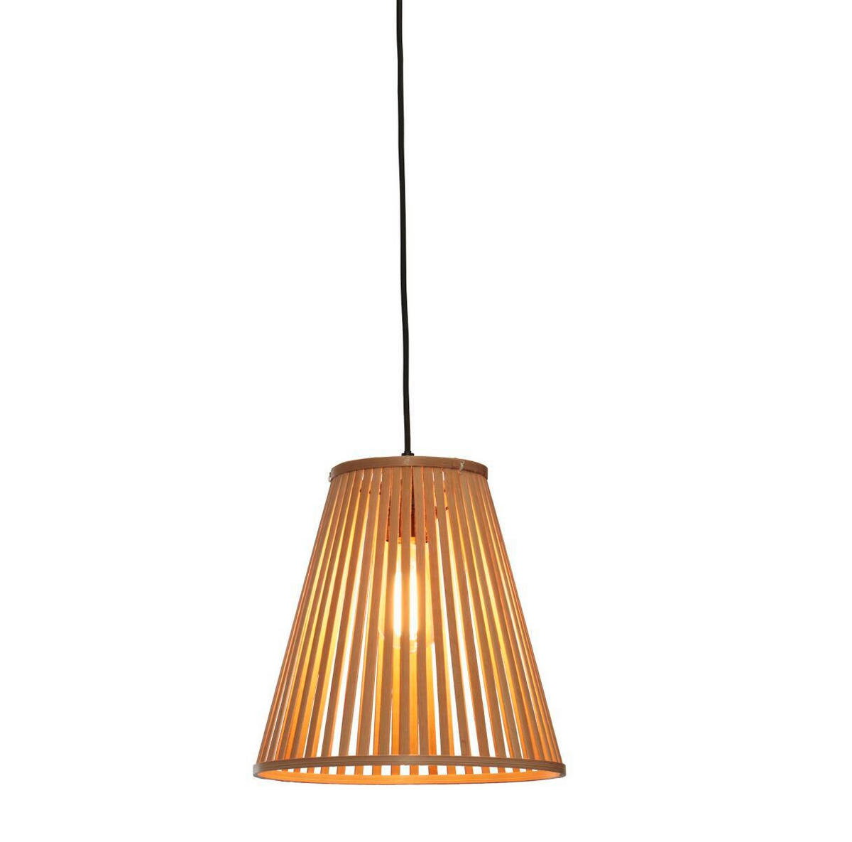HÄNGELEUCHTE GOOD&MOJO 30/30/30 cm   - Naturfarben, Trend, Holz (30/30/30cm) - Good & Mojo