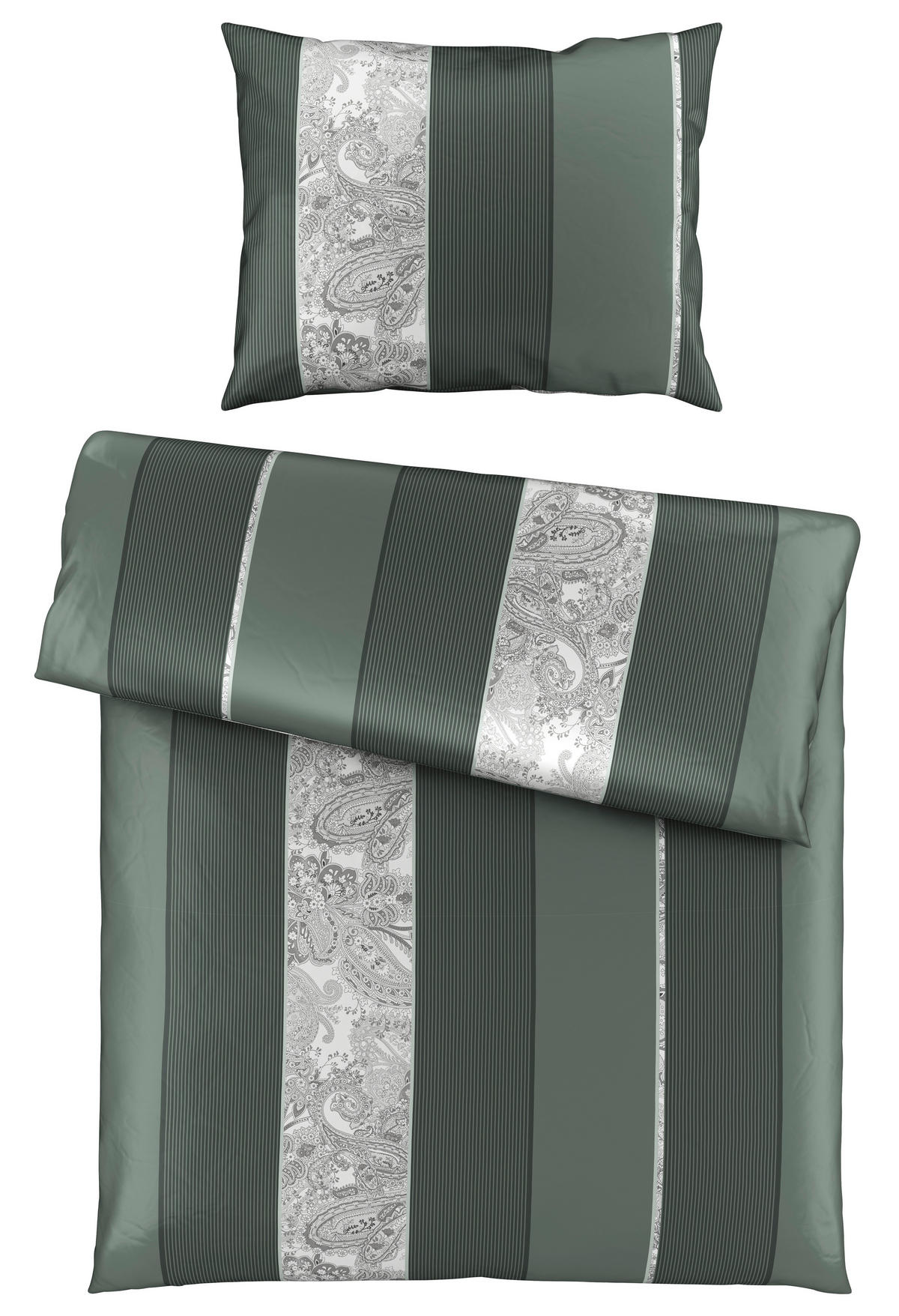ÁGYNEMŰHUZAT-GARNITÚRA 140/200 cm  - zöld, Design, textil (140/200cm) - Dieter Knoll