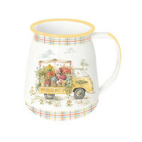 VRČ - večbarvno, Trendi, kovina (12/13/12cm)