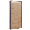 GARDEROBENSCHRANK  in 87,7/200/37,8 cm  - Schwarz/Eiche Artisan, KONVENTIONELL, Holzwerkstoff (87,7/200/37,8cm) - Voleo