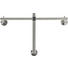 WANDGARDEROBE Edelstahlfarben - Edelstahlfarben, Design, Metall (67/36/30cm)
