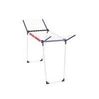 STANDTROCKNER PEGASUS 160 SOLID SLIM 55/173/107 cm  - Blau/Weiß, Basics, Kunststoff/Metall (55/173/107cm) - Leifheit