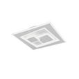 LED-DECKENLEUCHTE 35,5/35,5/6 cm  - Weiß, Design, Kunststoff/Metall (35,5/35,5/6cm) - Novel