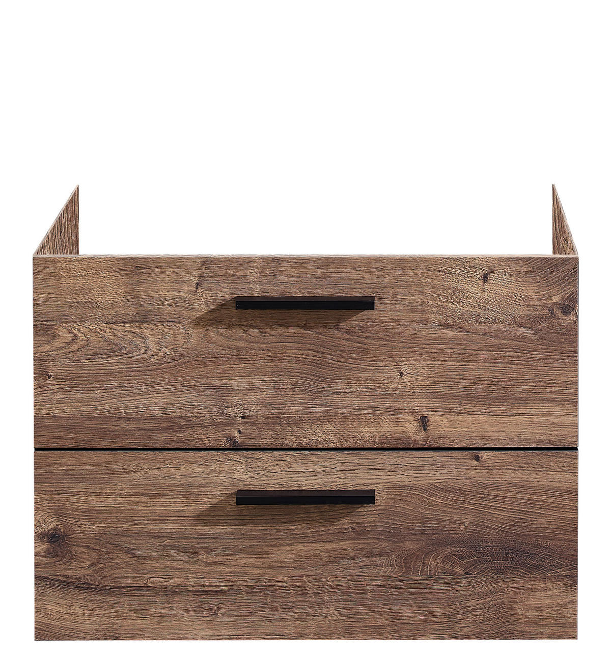TVÄTTSTÄLLSUNDERSKÅP 71/51/44 cm  - svart/ekfärgad, Design, metall/trämaterial (71/51/44cm) - Xora