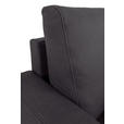 SESSEL in Lederlook Grau - Schwarz/Grau, KONVENTIONELL, Holz/Textil (87/96/86cm) - Carryhome