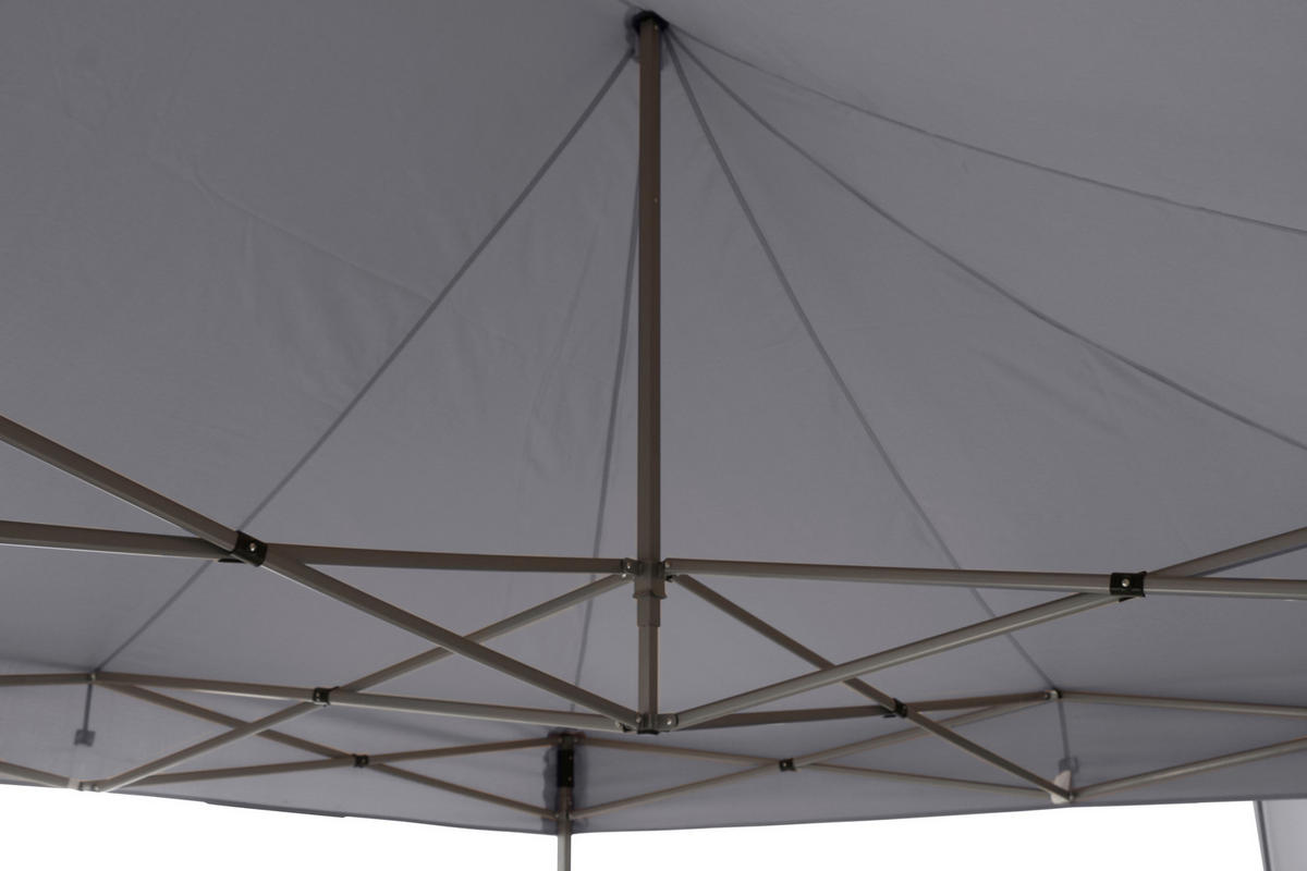 PAVILLON 450/330/300 cm   - Grau, KONVENTIONELL, Textil/Metall (450/330/300cm) - Siena Garden