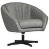 SESSEL in Bouclé Grau  - Schwarz/Grau, Design, Textil/Metall (80/78/80cm) - Stylife
