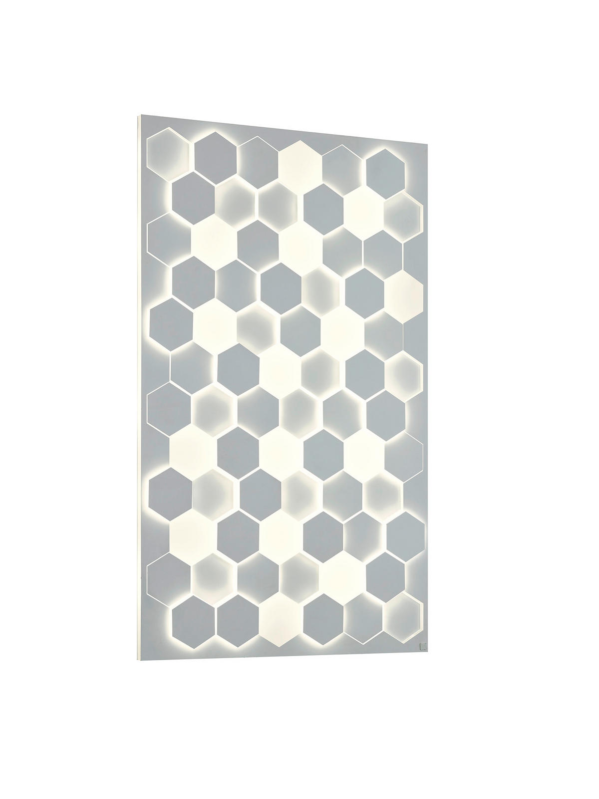 LED-DECKENLEUCHTE - Weiß, Design, Metall (70/115/7,5cm) - Cinque