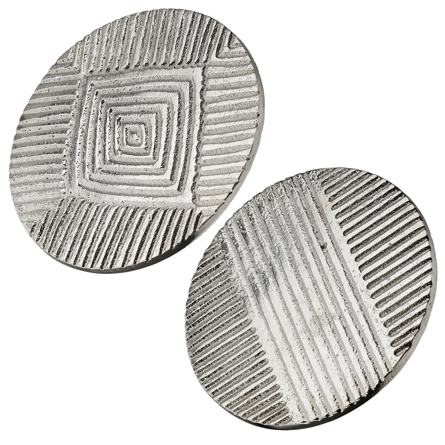 UNTERSETZER  - Silberfarben, Basics, Metall (11/1cm)
