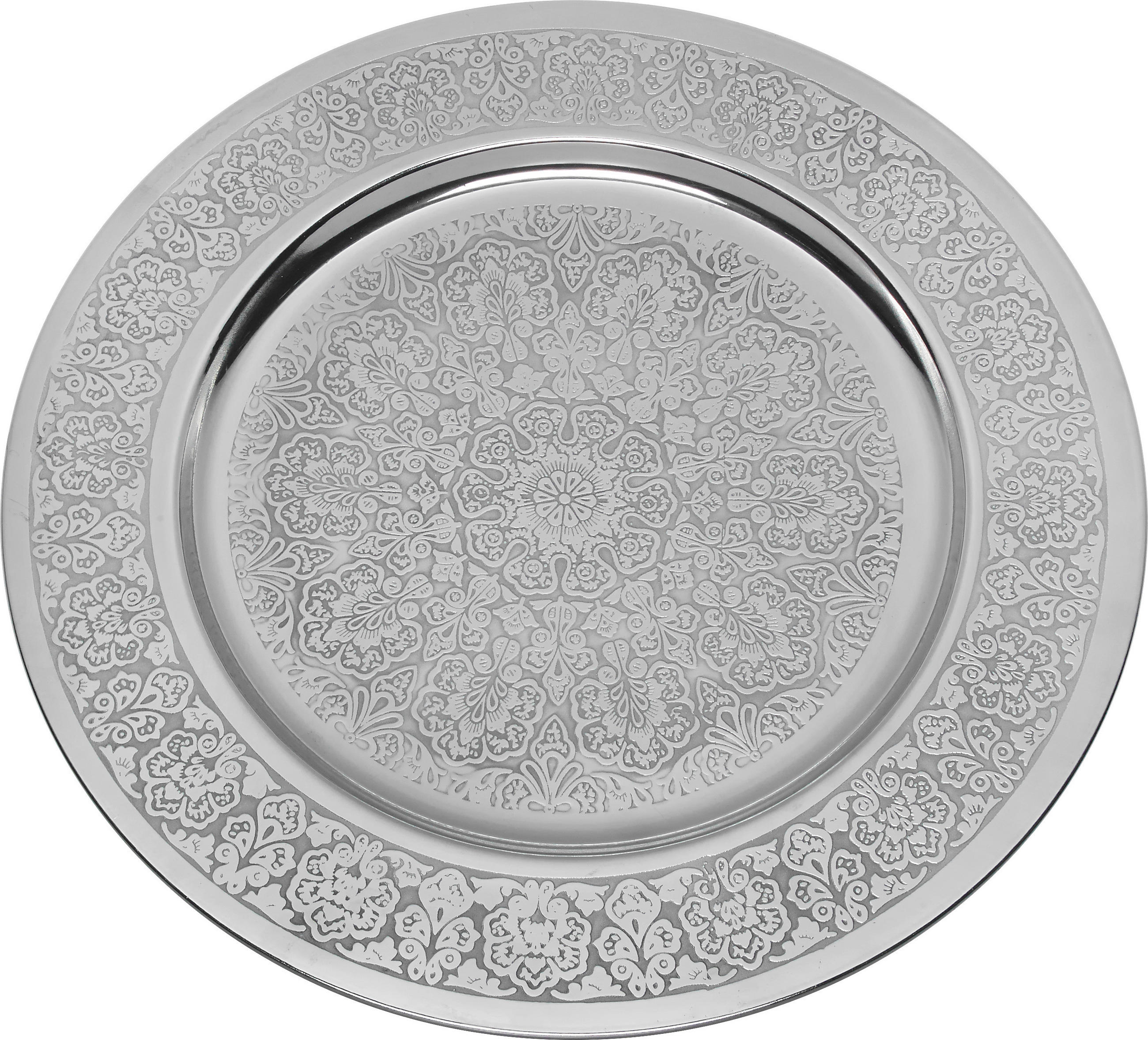 DEKORATIONSFAT 35/1 cm - silver, Lifestyle, metall (35/1cm) - Ambia Home