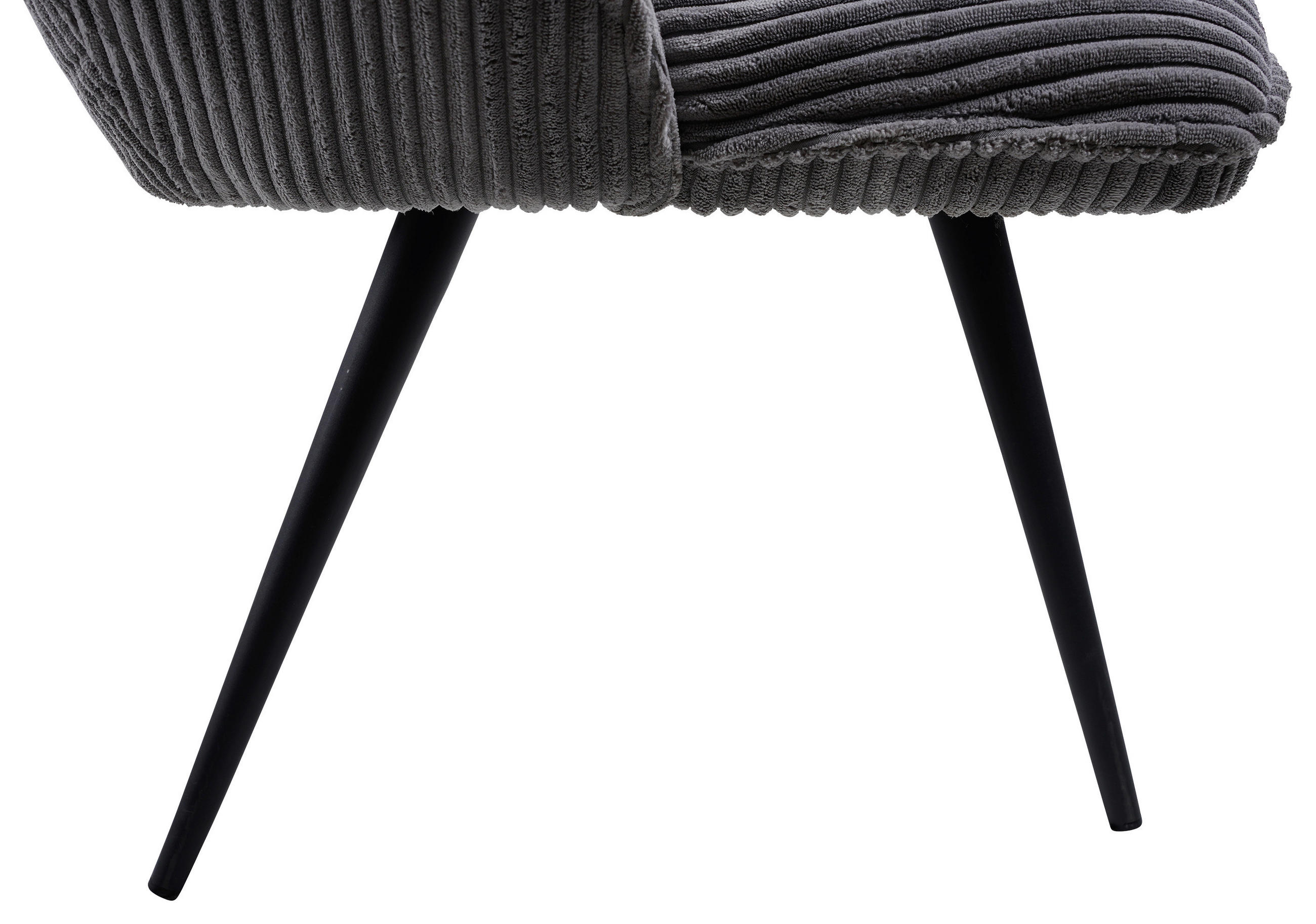 BANCĂ - negru/gri, Modern, metal/textil (163/67/85cm) - MID.YOU