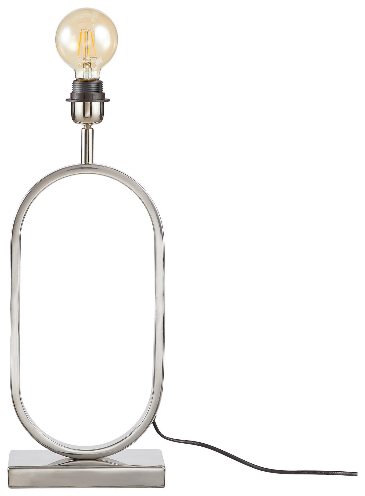 LEUCHTENFUß JAMIRI 20/45/10 cm   - Silberfarben, Design, Metall (20/45/10cm) - Light & Living