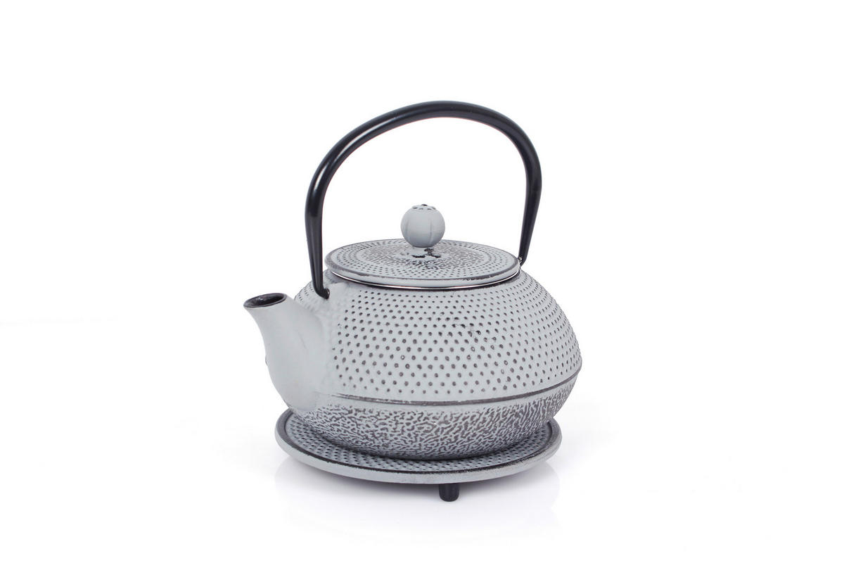 TEEKANNENSET  - Grau, Basics, Metall (800ml) - Echtwerk