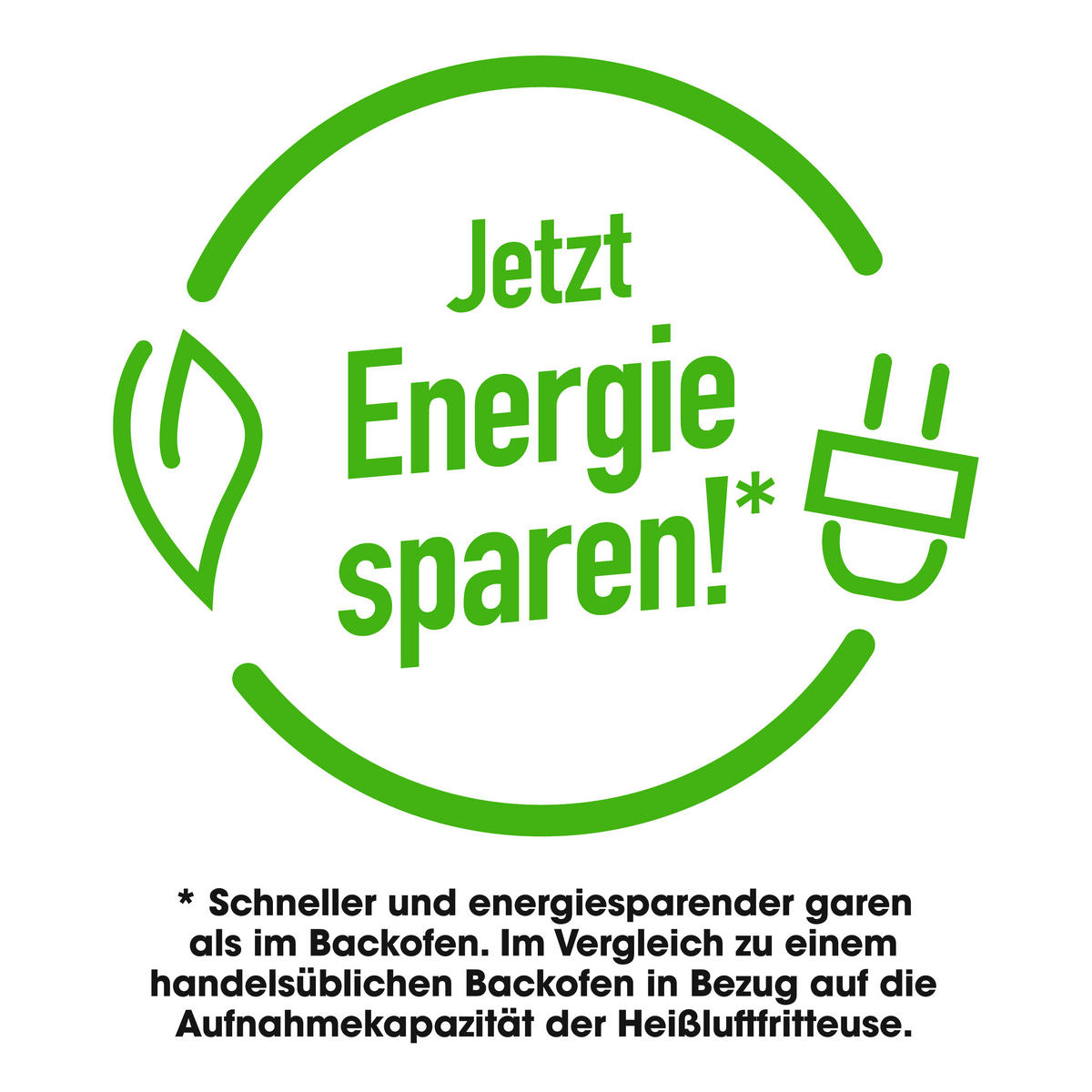 HEIßLUFTFRITTEUSE GOURMETmaxx 4 L  - Schwarz, Basics, Kunststoff (24/35/30cm) - GOURMETMAXX