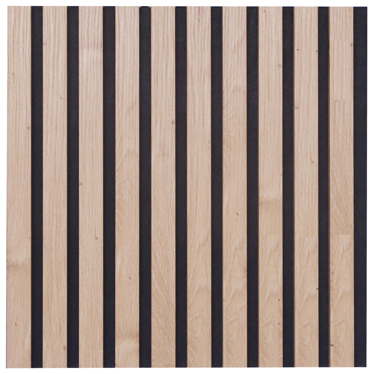 AKUSTIKPANEEL Echtholz, Nachbildung 40/40/2,1 cm 4 Stück  - Schwarz/Grau, Trend, Holz/Holzwerkstoff (40/40/2,1cm) - Boxxx