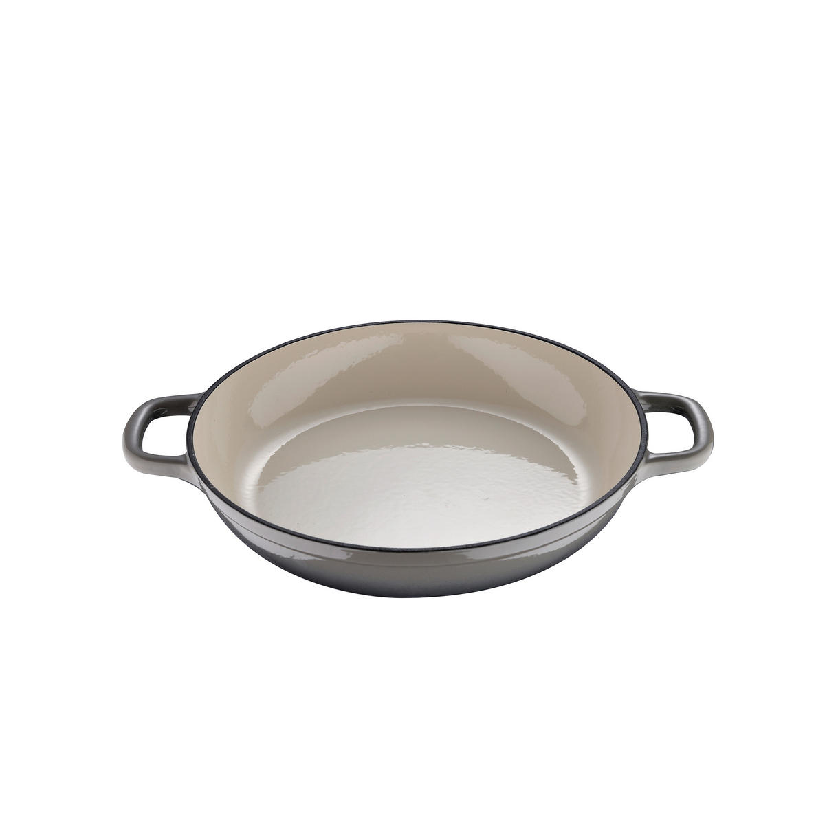 HRNEC NA DUŠENÍ, litina, 30 cm  - šedá/průhledné, Basics, kov/sklo (30cm)