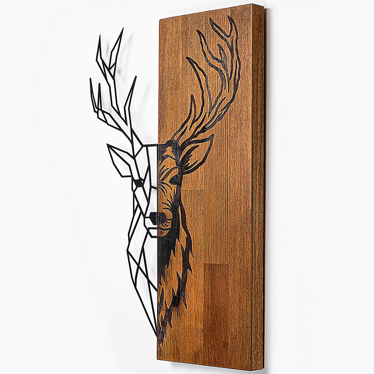 OBJEKTBILD 58/33 cm  - Schwarz/Braun, Basics, Holzwerkstoff (58/33cm)