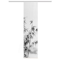 FLÄCHENVORHANG   blickdicht  60/245 cm   - Grau Hochglanz/Weiß, Natur, Textil (60/245cm)