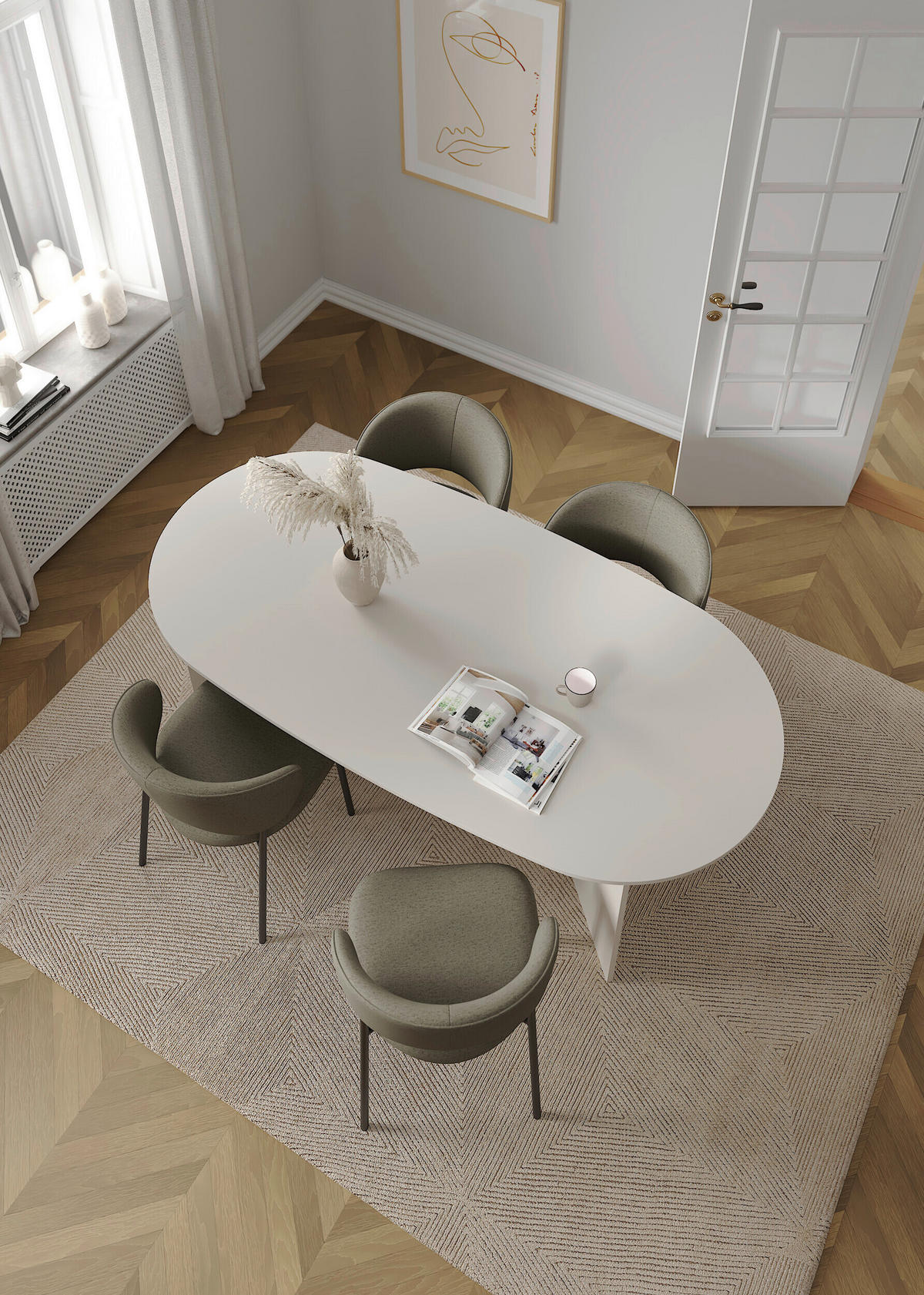 ESSTISCH in Holz 200/100/76 cm   - Kaschmir, MODERN, Holz (200/100/76cm) - MID.YOU