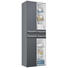 HOCHSCHRANK 60/178,7/34,8 cm - Chromfarben/Anthrazit, Design, Glas/Holzwerkstoff (60/178,7/34,8cm) - Welnova HOCHSCHRANK 60/178,7/34,8 cm - Chromfarben/Anthrazit, Design, Glas/Holzwerkstoff (60/178,7/34,8cm) - Welnova