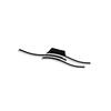 LED SVJETILJKA STROPNA Route  - bijela/crna, Trend, metal/plastika (56/7/12cm)