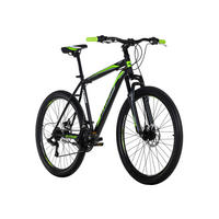 MOUNTAINBIKE 26 Zoll  - Schwarz/Grün, Basics, Metall (134/20,5/74cm) - KS Cycling