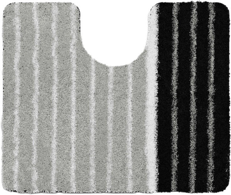 WC-VORLEGER Grau 50/60 cm  - Grau, Basics, Kunststoff/Textil (50/60cm) - Grund