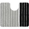 WC-VORLEGER Grau 50/60 cm  - Grau, Basics, Kunststoff/Textil (50/60cm) - Grund