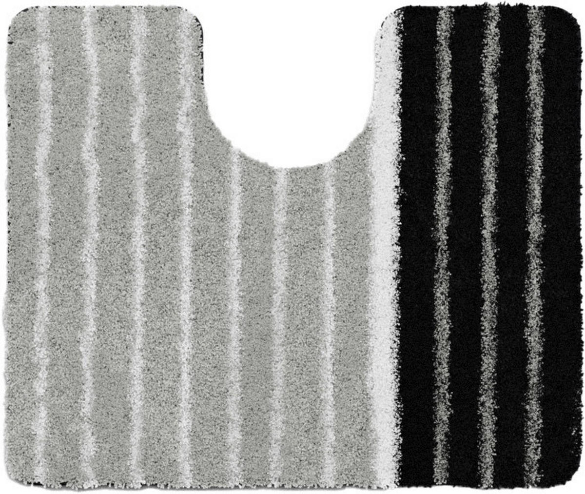 WC-VORLEGER Grau 50/60 cm  - Grau, Basics, Kunststoff/Textil (50/60cm) - Grund