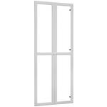 TÜRENSET 80/199,2/1,8 cm   - Weiß, KONVENTIONELL, Glas/Holzwerkstoff (80/199,2/1,8cm) - Carryhome