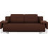 SCHLAFSOFA in Textil Braun - Alufarben/Braun, Design, Kunststoff/Textil (222/84/93cm) - Carryhome SCHLAFSOFA in Textil Braun - Alufarben/Braun, Design, Kunststoff/Textil (222/84/93cm) - Carryhome