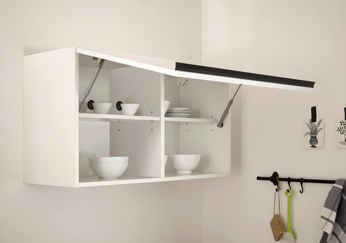 KÜCHENLEERBLOCK   in Weiß  - Weiß/Eiche Artisan, Basics, Holzwerkstoff/Kunststoff (320/200/60cm) - MID.YOU