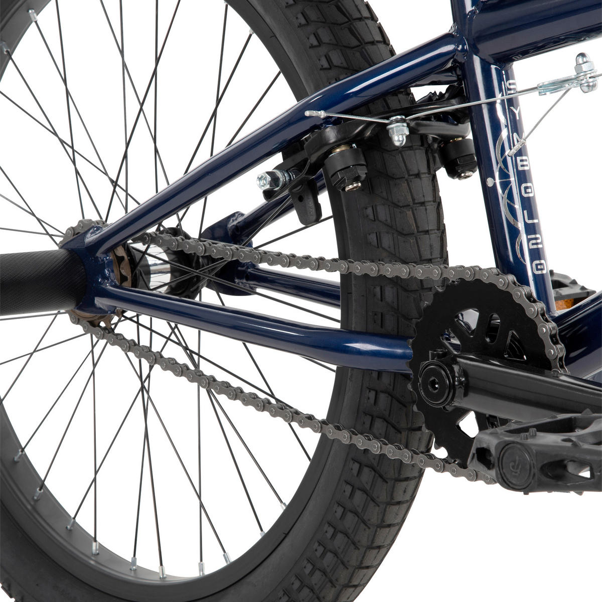BMX 20 Zoll  - Dunkelblau, Basics, Metall (72.5/87.5/144cm)