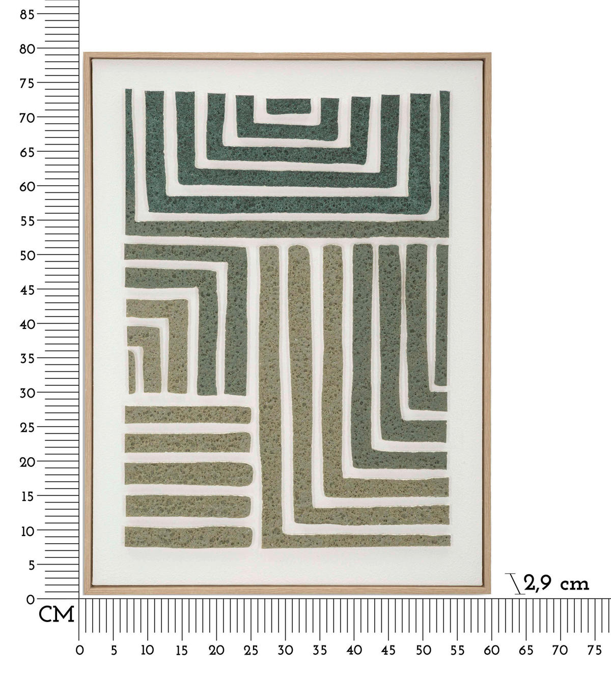 LEINWANDBILD  - Goldfarben, Basics, Holz/Kunststoff (60/80/2.9cm)