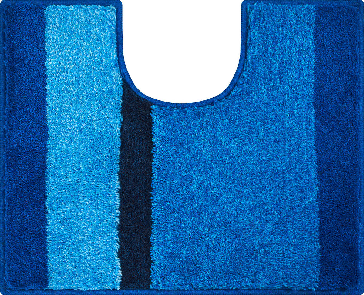 WC PREDLOŽKA, 49/60 cm - modrá, Basics, textil/plast (49/60cm) - Grund