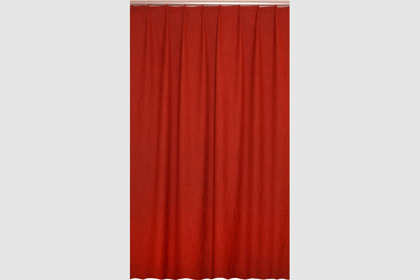 FERTIGVORHANG Verdunkelung  - Dunkelorange, Basics, Textil (140/240cm)
