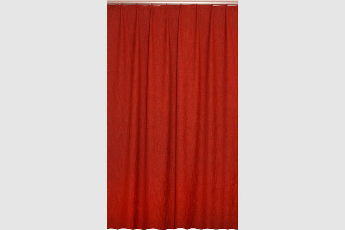 FERTIGVORHANG Verdunkelung  - Dunkelorange, Basics, Textil (140/240cm)
