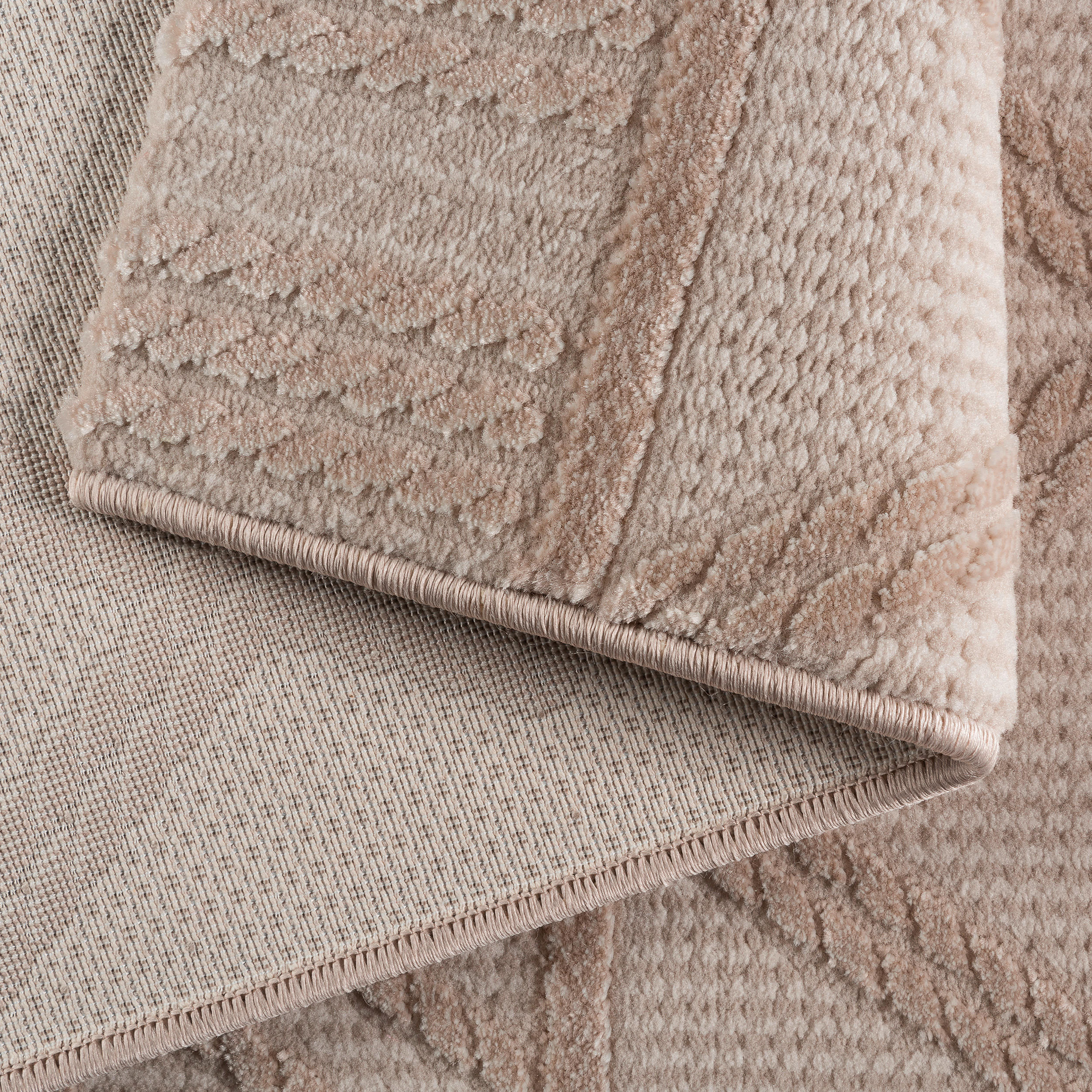 Webteppich Ricarda 80/150 cm Luxury  - Beige, MODERN, Textil (80/150cm)